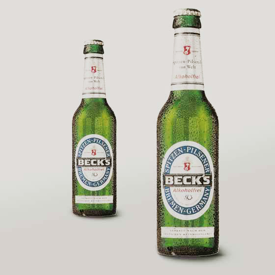 A BECK'S bottle from 1993